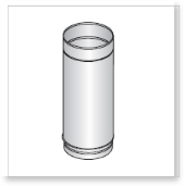 Single Wall (Single Skin) Stainless Steel Flue, Pipes Effective Length